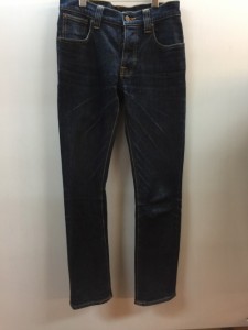 【古着】【NUDIE　JEANS】　ヌーディージーンズ　デニム　W30L30　ボタンフライ　インディゴ　メンズ　古着　アメカジ／ボトムス【中古】