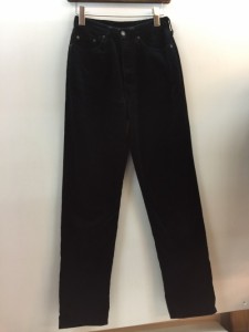 【古着】Levi’s リーバイス　コーデュロイパンツ　W515-15　ブラック　W30　L32　メンズ　ボトムス　コットン　日本製／ボトムス【中古 