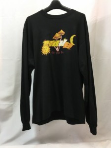 【古着】River Side Wang　ロングTシャツ　ブラック　メンズ　Mサイズ／トップス【中古】[☆3][12251-2022091612604]