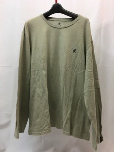 【古着】Gramicci　GMT-20F1705　ロングスリーブTシャツ　カーキ　メンズ　Mサイズ／トップス【中古】[☆3][12251-2022101112605]