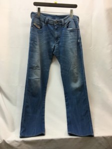 【古着】DIESEL　デニムパンツ　インディゴブルー　メンズ　28サイズ／ボトムス【中古】[☆3][12251-2022110112611]