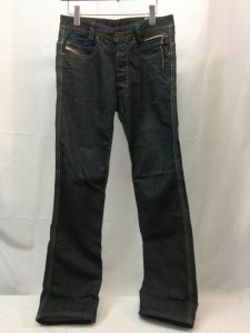 【古着】DIESEL ディーゼル　PADDOM ジーンズ　デニムパンツ　インディゴ　メンズ　ボトムス　W27　L30　コットン／／ボトムス【中古】[ 