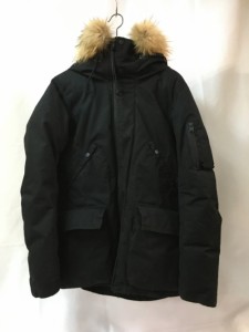 【古着】nonnative　TROOPER DOWN JACKET COTTON WEATHER CLOTH WITH WINDSTOPPER　NN-JU2608　ブラック　メンズ　1サイズ／アウター【中