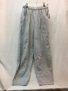 【古着】6(ROKU)　STRIPE PANTS　ストライプパンツ　ホワイト　レディース　34サイズ／ボトムス【中古】[☆3][12252-2022110112602]