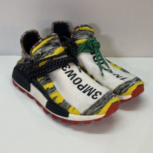 【古着】adidas アディダス BB9527 SOLAR HU NMD ソーラー ヒューマン ノマド スニーカー 25.5CM メンズ ホワイト ブラック レッド／メン