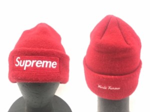 【古着】SUPREME × New Era シュプリーム ニューエラ Box Logo Beanie World Famous ボックスロゴ