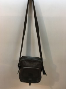 【古着】BURBERRY　バーバリー　ショルダーバッグ　レザー　ダークブラウン／バッグ【中古】[☆2][12255-2023060712202]