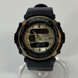 【古着】CASIO カシオ G-SHOCK ジーショック G-300G-9AJF 腕時計 ブラック ゴールド／時計【中古】[☆2][12255-2023061012505]