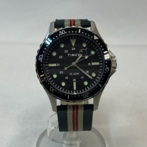 【古着】TIMEX タイメックス TW2U11100 Navy XL 腕時計 メンズ ブラック マルチカラー／時計【中古】[☆3][12255-2023061712510]