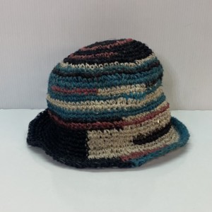 【古着】CA4LA カシラ TKF00003 UPIS HAT バケットハット 帽子 ワイヤー入り スタースタッズ 星 ブラック マルチカラー／帽子【中古】[☆