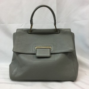 【古着】FURLA フルラ F6675 アルテーシア ハンドバッグ レザー レディース グレーベージュ／バッグ【中古】[☆2][12255-2022090812504]