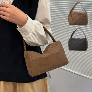 ハンドバッグ エンボス 型押し 小さい ミニ　バッグ 鞄 レディース ブラウン ブラック SALE セール