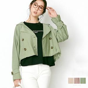 トレンチコート レディース ドロストコート 春 シアー ショート丈 40代 スプリングコート 長袖 きれいめ 通勤 通学 アウター ライトベーの通販はau Pay マーケット Styleblock スタイルブロック Au Pay マーケット店 商品ロットナンバー