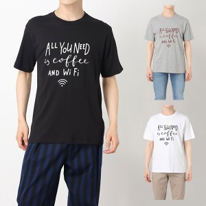 Tシャツ カットソー ロゴ プリント 半袖 クルーネック 丸首 夏 トップス ユニセックス メンズ ホワイト 杢グレー ブラック SALE セール