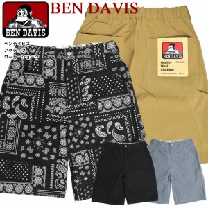 BEN DAVIS ハーフパンツ ベンデイビス アクティブ ワーカーショーツ メンズ 5ポケット ワークパンツ ゴリラアイコンタグ メンズショーツ 
