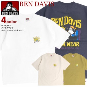 BEN DAVIS Tシャツ ベンデイビス 2023 ゴリラ バックプリント 半袖Tシャツ オーバーサイズ メンズ ビッグT BEN-2031