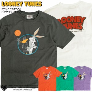 ルーニー・テューンズ Tシャツ LOONEY TUNES バックプリント 半袖Tシャツ バッグスバニー ダフィーダック アニメキャラ TSS-422