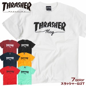 THRASHER Tシャツ マグロゴ 半袖Tシャツ スラッシャー メンズ ロゴプリント クルーネック THRASHER-099の通販はau