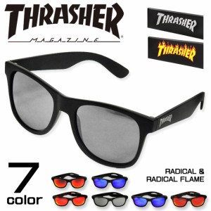 THRASHER サングラス スラッシャー カラーレンズグラス ロゴマーク お洒落眼鏡 紫外線対策 THRASHER-1029