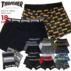 THRASHER ボクサーパンツ スラッシャー ボクサーブリーフ メンズ パンツ 腰ゴム 前閉じ アンダーウェア 男性 下着 TH-BX001-006 THRASHER