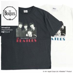 THE BEATLES Tシャツ ビートルズ YELLOW SUBMARINE ELEANOR RIGBY プリント 半袖Tシャツ クルーネック メンズ バンドTシャツ TSS-508