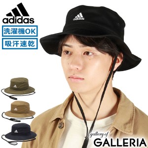 【商品レビューで＋5％】アディダス バケットハット メンズ レディース adidas ハット バケハ 紐付き 撥水 吸汗速乾 洗える 117-111007