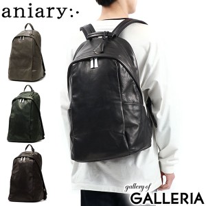 【商品レビューで＋5％】【正規取扱店】アニアリ リュック aniary Reality Leather リュックサック 革 レザー A4 軽量 メンズ 28-05000