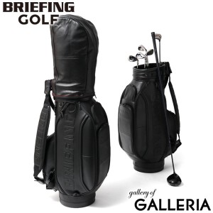【商品レビューで＋5％】【日本正規品】ブリーフィング ゴルフ キャディバッグ BRIEFING GOLF LEATHER SERIES CR-11 防水 メンズ BRG221D