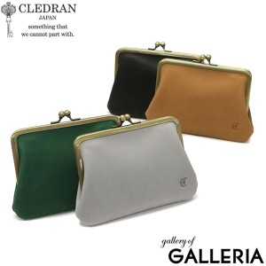 【商品レビューで＋5％】クレドラン ポーチ ブランド 小物入れ CLEDRAN がま口 財布 小さい おしゃれ 革 レザー 小銭入れ カード CL-3596