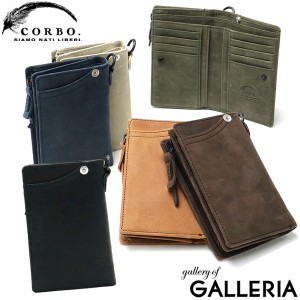 【商品レビューで＋5％】コルボ 二つ折り財布 本革 CORBO 財布 縦型 ブランド 使いやすい 軽い 軽量 CORBO. CLAY Works Horse 8JF-9979