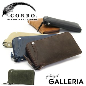 【商品レビューで＋5％】コルボ 長財布 メンズ レディース 本革 CORBO 財布 40代 ラウンドファスナー 日本製 CORBO. CLAY 8JF-9980