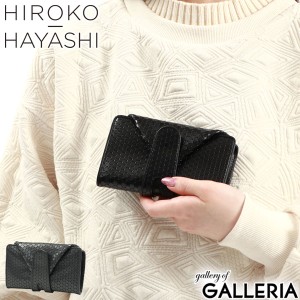 【商品レビューで＋5％】ヒロコ ハヤシ 財布 HIROKO HAYASHI ブランド 小さめ 本革 革 レザー 二つ折り 黒 日本製 CARDINALE 711-07849