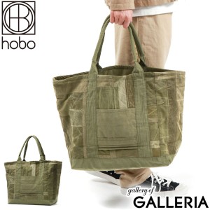 【商品レビューで＋5％】ホーボー トートバッグ hobo CARRY-ALL TOTE L UPCYCLED US ARMY CLOTH バッグ B4 A4 メンズ HB-BG3515