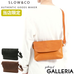 【商品レビューで＋5％】【当店限定モデル】別注 スロウ ショルダーバッグ SLOW bono ボノ flap waist bag 本革 日本製 858S15LG