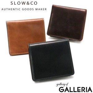 【商品レビューで＋5％】スロウ 財布 SLOW cordovan smart mini wallet 二つ折り財布 本革 コードバン レザー メンズ レディース SO843K