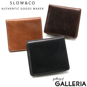 最大23％還元★6/3限定｜【商品レビューで＋5％】スロウ 財布 SLOW cordovan smart mini wallet 二つ折り財布 本革 コードバン レザー メ