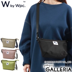 【商品レビューで＋5％】W by Wpc. ショルダーバッグ 斜めがけバッグ ダブルバイダブリュピーシー 撥水 ミニ Fleur ミニショルダー 31016