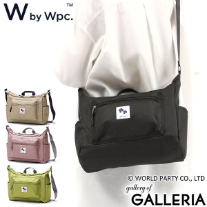 【商品レビューで＋5％】W by Wpc. ショルダーバッグ 斜めがけバッグ ダブルバイダブリュピーシー B5 Fleur ゴンドラショルダー 31018