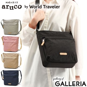 【商品レビューで＋5％】ワールドトラベラー ショルダーバッグ レディース 軽量 World Traveler エース 縦型 aruco by WT マイラ 17461