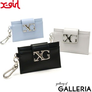 【商品レビューで＋5％】エックスガール カードケース X-girl おしゃれ ブランド カード カード入れ LOGO BUCKLE CARD CASE 105241054008