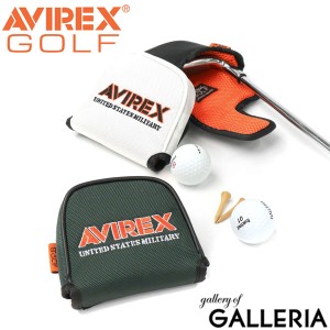 【商品レビューで＋5％】アヴィレックスゴルフ パターカバー AVIREX GOLF マレットタイプ ヘッドカバー ゴルフ用品 AVXBA1-11PM