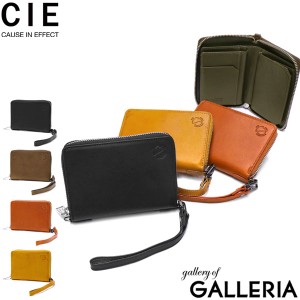 【商品レビューで＋5％】CIE 二つ折り財布 シー ELVA SHORT ROUND ZIP WALLET 財布 二つ折り ボックス型小銭入れ 本革 牛革 レザー032172