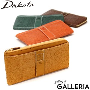 【ダコタ限定小物プレゼント】ダコタ 長財布 Dakota ミモザ 薄マチ L字ファスナー 本革 レザー 小銭入れあり ボタニカル 0030254