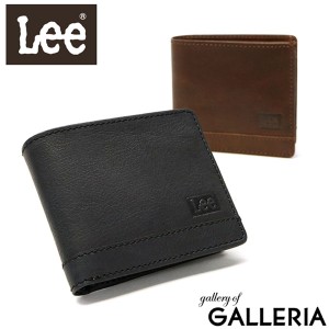 最大23％還元★5/23限定｜【商品レビューで＋5％】Lee 財布 LEE リー cross クロス 二つ折り財布 小銭入れあり 本革 シンプル メンズ レ