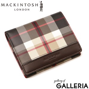 【商品レビューで＋5％】マッキントッシュ ロンドン 二つ折り財布 MACKINTOSH LONDON ハウス HOUSE 小銭入れ 本革 チェック柄 MKL5060044