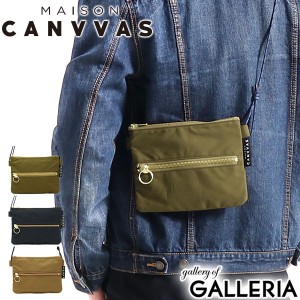 【商品レビューで＋5％】メゾンキャンバス トラベルポーチ MAISON CANVVAS サコッシュ TRAVEL POUCH ミニショルダー 斜めがけ M1044