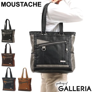 最大23％還元★9/23限定｜【商品レビューで＋5％】ムスタッシュ トートバッグ MOUSTACHE VHW トート バッグ ファスナー付き 肩掛け ブラ