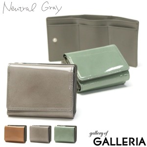 【商品レビューで＋5％】ニュートラルグレイ 三つ折り財布 Neutral Gray トリンドル 財布 小銭入れ付き 日本製 レディース 1211-629