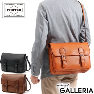 ポーター バロン ショルダーバッグ 206-02585 吉田カバン PORTER BARON SHOULDER BAG 斜めがけ 革 本革 横型 ポーチ付き メンズ レディー