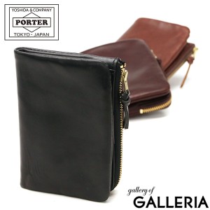 ポーター ソーク ウォレット 101-06003 財布 二つ折り財布 吉田カバン PORTER SOAK WALLET 本革 コンパクト 小銭入れ付き シンプル メン